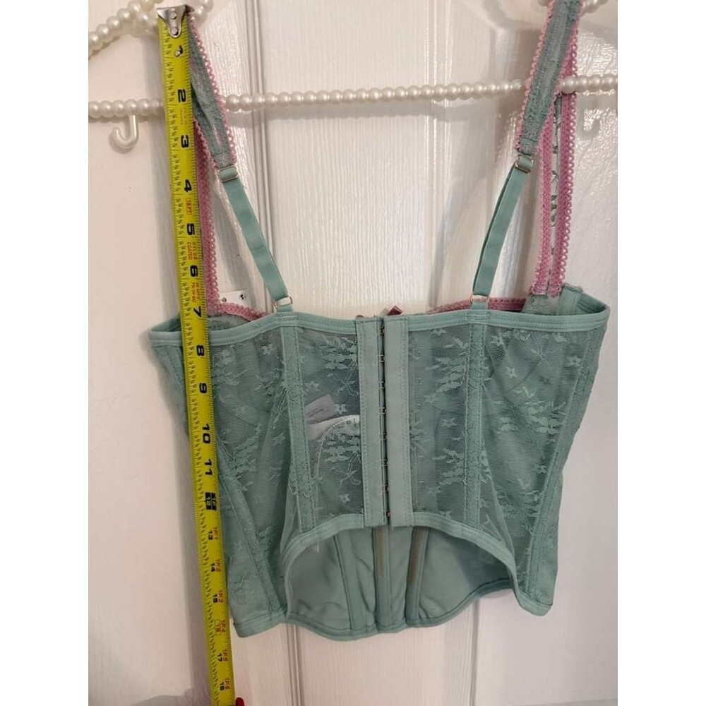 Y2K Out From Under Urban Outfitters Lace Bustier Corset Top XS NWT - Picture 6 of 10